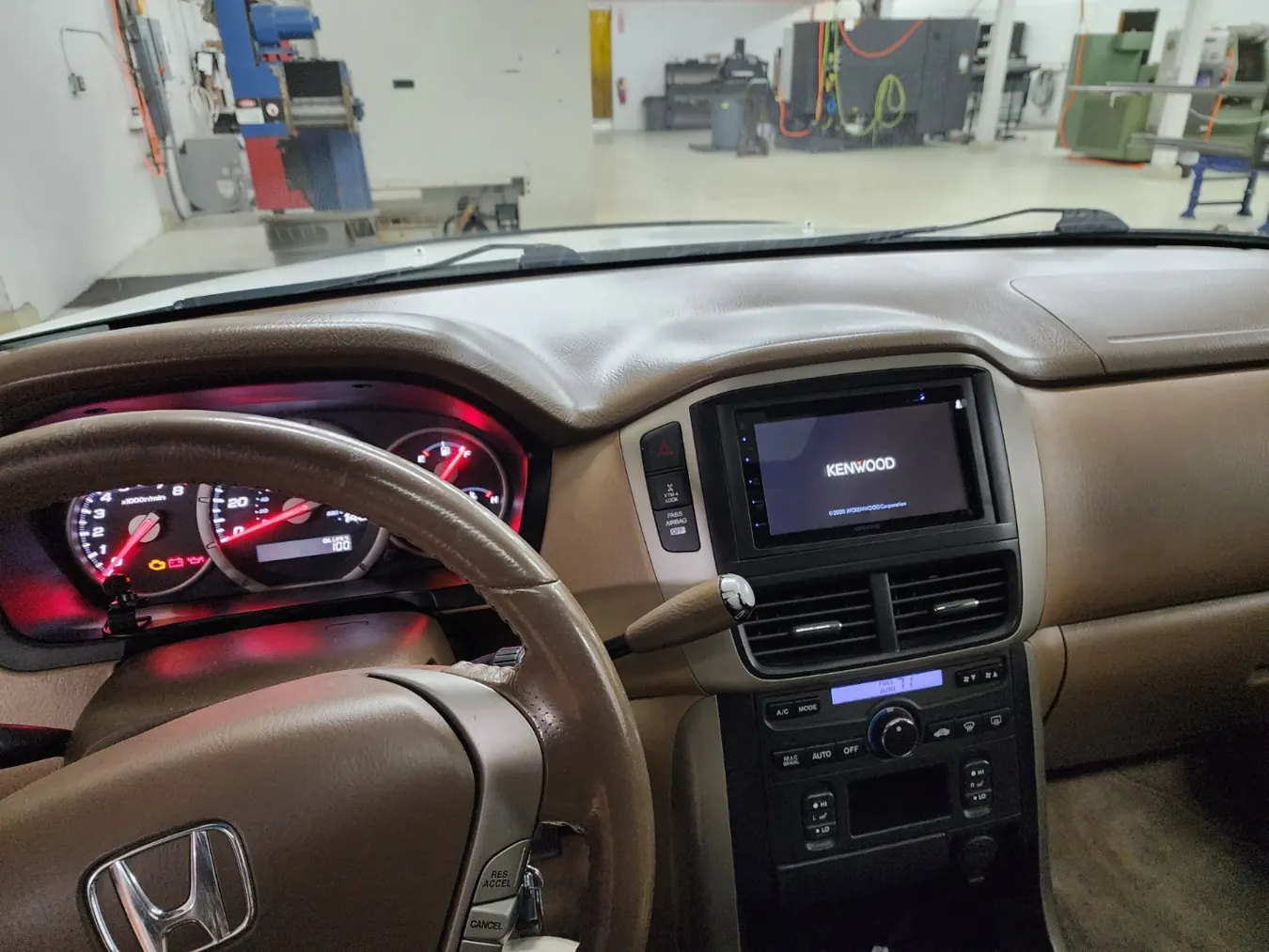 Updated audio receiver in Jeep dashboard