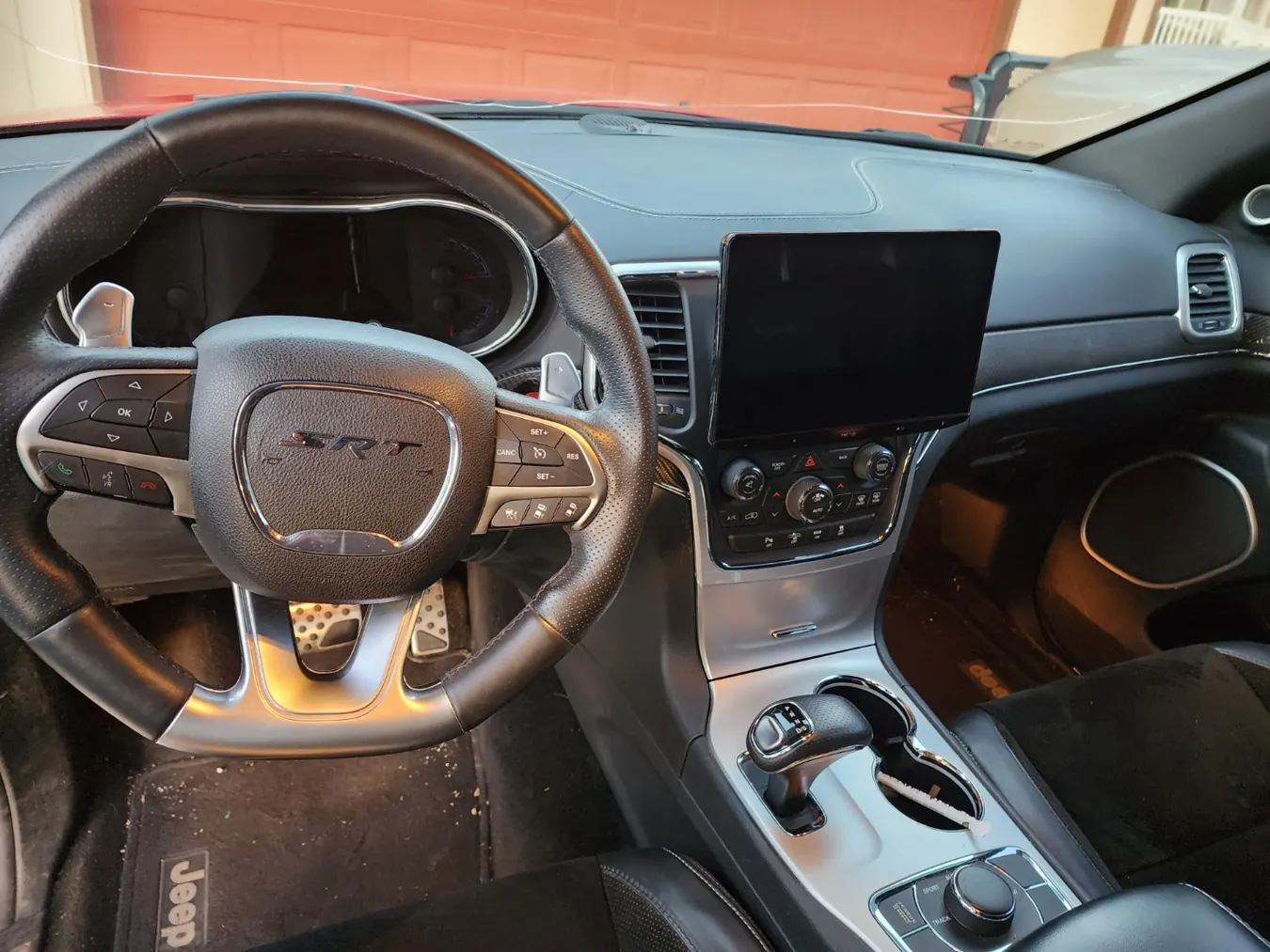Kenwood receiver in a vehicle dashboard